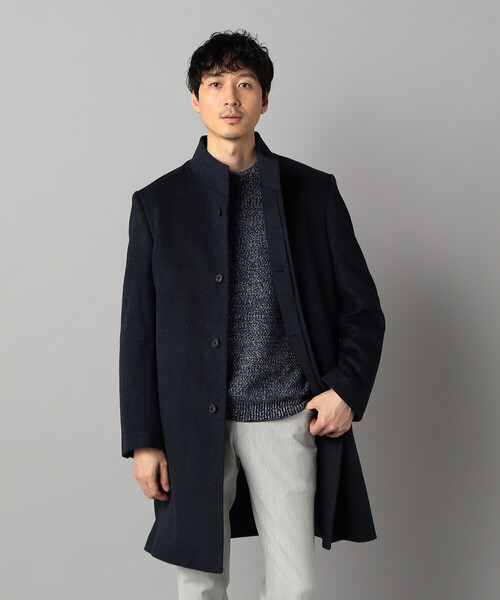 COMME CA MEN(コムサメン)の「アンゴラビーバー イタリアンカラーコート(その他アウター・メンズ・ネイビー/グレー/ブラック・S/L/M)」の18枚目の写真