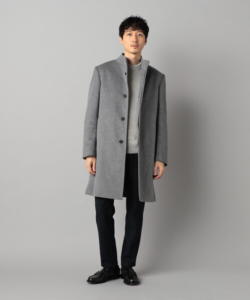 COMME CA MEN（コムサメン）の「アンゴラビーバー イタリアンカラー