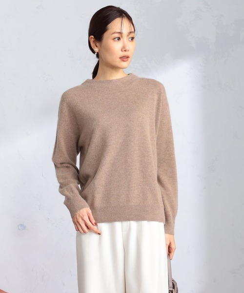 GALLORIA（ギャローリア）の「モックネックニット（ニット/セーター・レディース・ピンク/ベージュ/モカ・L/LL/M/S）」の5枚目の写真