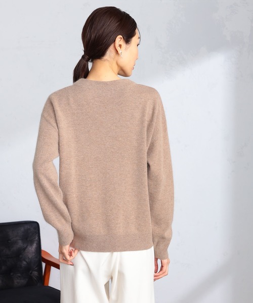 GALLORIA（ギャローリア）の「モックネックニット（ニット/セーター・レディース・ピンク/ベージュ/モカ・L/LL/M/S）」の6枚目の写真