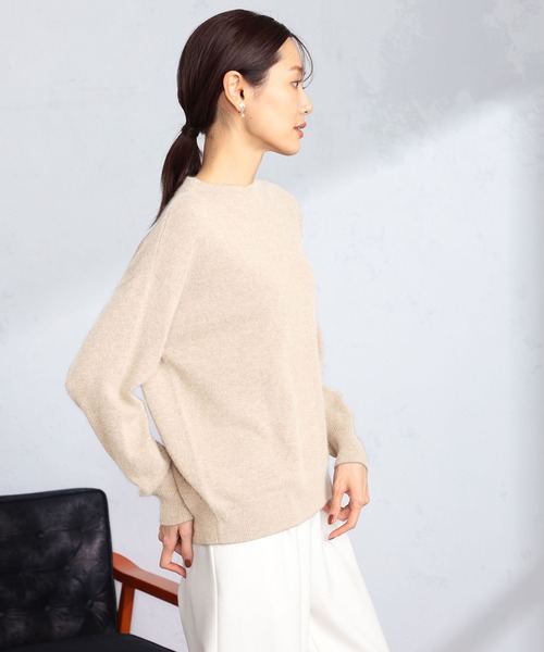 GALLORIA（ギャローリア）の「モックネックニット（ニット/セーター・レディース・ピンク/ベージュ/モカ・L/LL/M/S）」の9枚目の写真