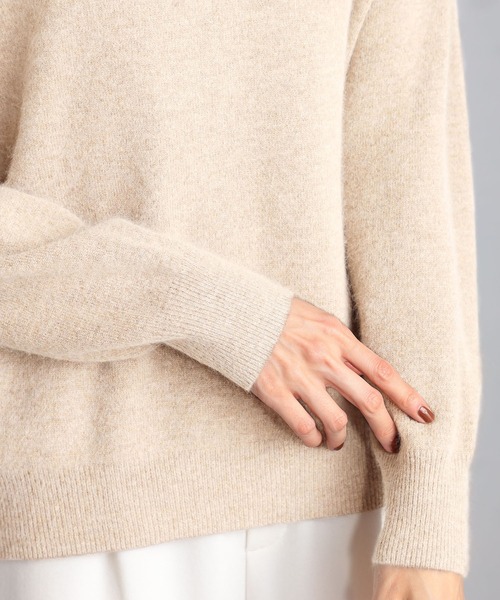 GALLORIA（ギャローリア）の「モックネックニット（ニット/セーター・レディース・ピンク/ベージュ/モカ・L/LL/M/S）」の11枚目の写真