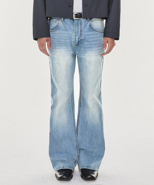 KICHUL(キチョル)の「Yk 0709 boot cut (blue)(デニムパンツ・メンズ・その他・X-SMALL/SMALL/MEDIUM/LARGE)」の1枚目の写真