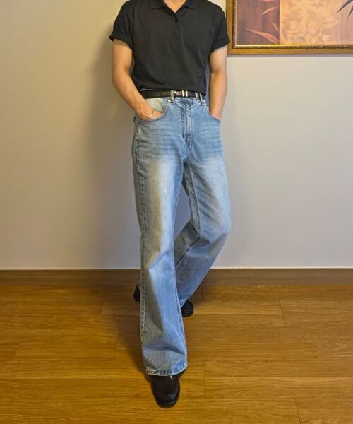 KICHUL(キチョル)の「Yk 0709 boot cut (blue)(デニムパンツ・メンズ・その他・X-SMALL/SMALL/MEDIUM/LARGE)」の5枚目の写真