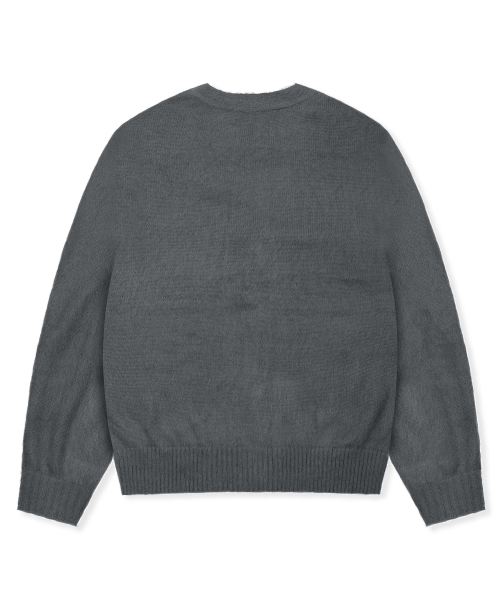 RuNaKi'Hu'(ルナキフ)の「WXK027 フワフワルーズフィットカーディガン (チャコール)(カーディガン/ボレロ・レディース・その他・FREE)」の5枚目の写真