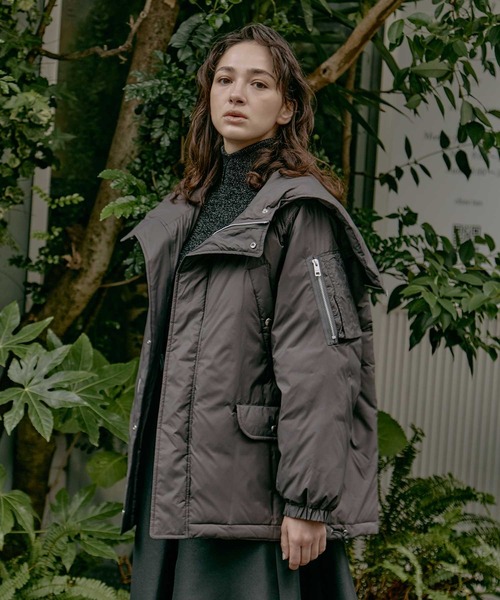 beautiful people(ビューティフルピープル)の「【beautiful people×THE TOKYO/ビューティフルピープル×ザトウキョウ】別注 flight down jacket/フライトダウンジャケット/リバーシブル(ダウンジャケット/コート・レディース・ブラック/カーキ/グレー・36/40)」の12枚目の写真