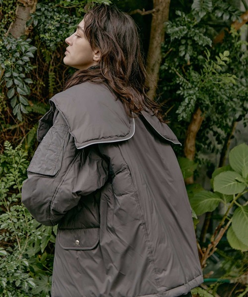 beautiful people(ビューティフルピープル)の「【beautiful people×THE TOKYO/ビューティフルピープル×ザトウキョウ】別注 flight down jacket/フライトダウンジャケット/リバーシブル(ダウンジャケット/コート・レディース・ブラック/カーキ/グレー・36/40)」の14枚目の写真