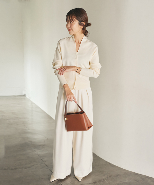 plage（プラージュ）の「《追加》washable Flare パンツ（その他パンツ・レディース・ホワイト/ブラック・34/36/38）」の6枚目の写真