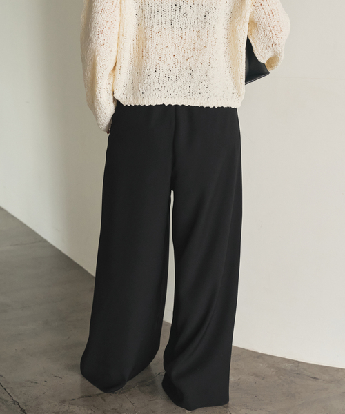 plage（プラージュ）の「《追加》washable Flare パンツ（その他パンツ・レディース・ホワイト/ブラック・34/36/38）」の13枚目の写真