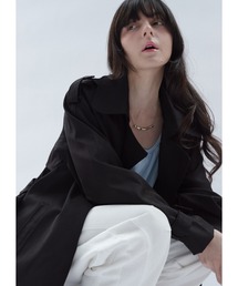 Shelly island | ロングトレンチコート(トレンチコート)