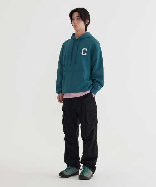 COVERNAT(カバーナット)の「Cロゴフードパーカー ターコイズ(パーカー・レディース・その他・SMALL/MEDIUM/LARGE/X-LARGE)」の5枚目の写真