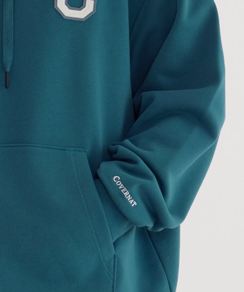 COVERNAT(カバーナット)の「Cロゴフードパーカー ターコイズ(パーカー・レディース・その他・SMALL/MEDIUM/LARGE/X-LARGE)」の8枚目の写真