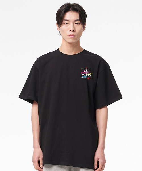 ARTISTWEAR（アーティストウェア）の「[ATW x レオダブ] ピースメーカーオーバーサイズ半袖Tシャツ_BK（Tシャツ/カットソー・レディース・その他・XX-LARGE/XXXX-LARGE/LARGE/MEDIUM/SMALL/X-LARGE）」の5枚目の写真