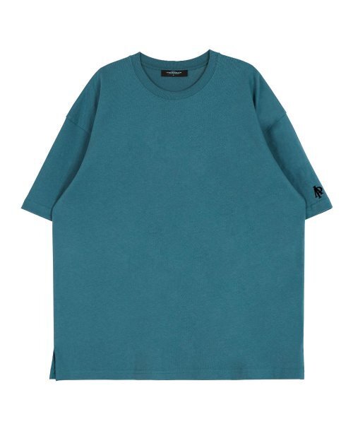 ASTRAL PROJECTION(アストラルプロジェクション)の「キュウリラウンドネック15番手綿半袖Tシャツ_ブルーグリーン(Tシャツ/カットソー・レディース・その他・X-LARGE/LARGE)」の2枚目の写真