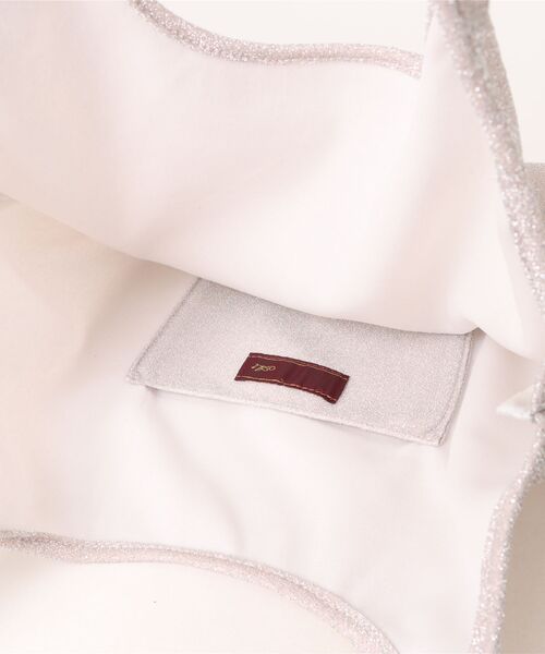 SVEC（シュベック）の「AT / ラメトートバッグ（トートバッグ・レディース・グリーン/パープル/オレンジ/ブルー/シルバー/ブラック/アイボリー/イエロー/ピンク・FREE）」の14枚目の写真