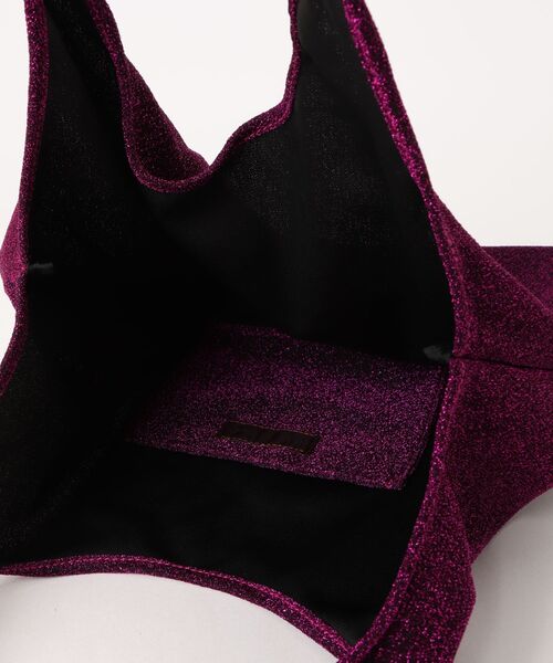 SVEC（シュベック）の「AT / ラメトートバッグ（トートバッグ・レディース・グリーン/パープル/オレンジ/ブルー/シルバー/ブラック/アイボリー/イエロー/ピンク・FREE）」の20枚目の写真