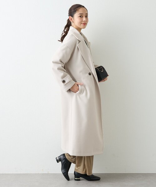 un dix cors（アンディコール）の「《大人可愛い◎》ストレッチレースハイネックプルオーバー（Tシャツ/カットソー・レディース・ブラック/モカ/アイボリー・FREE）」の8枚目の写真