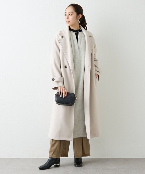 un dix cors（アンディコール）の「《大人可愛い◎》ストレッチレースハイネックプルオーバー（Tシャツ/カットソー・レディース・ブラック/モカ/アイボリー・FREE）」の10枚目の写真