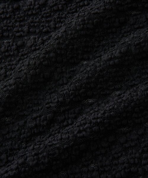 un dix cors（アンディコール）の「《大人可愛い◎》ストレッチレースハイネックプルオーバー（Tシャツ/カットソー・レディース・ブラック/モカ/アイボリー・FREE）」の12枚目の写真