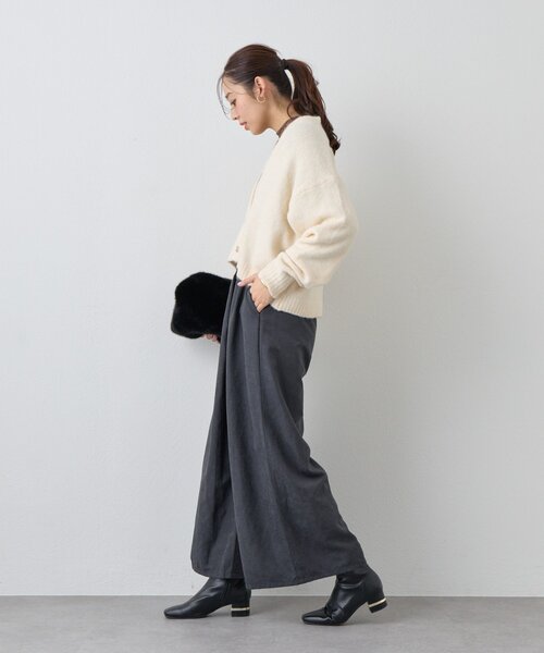 un dix cors（アンディコール）の「《大人可愛い◎》ストレッチレースハイネックプルオーバー（Tシャツ/カットソー・レディース・ブラック/モカ/アイボリー・FREE）」の20枚目の写真