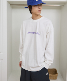CAMEL WORK（キャメルワーク）の「Camel Lettering Logo Long Sleeve T-Shirt (Ivory)（Tシャツ/カットソー）」