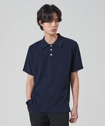 1/2 SUMMER COLLAR KNIT_NAVY