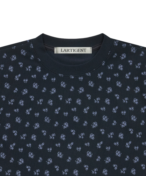 LARTIGENT(ラーティゼン)の「L19 FLOWER T-SHIRT(NAVY)(Tシャツ/カットソー・レディース・その他・FREE)」の4枚目の写真