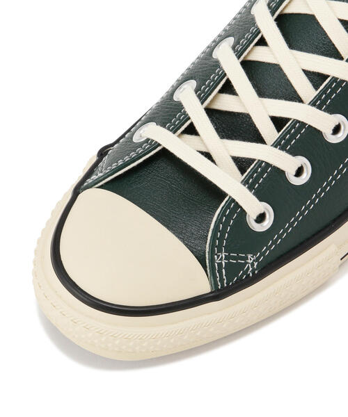 schott（ショット）の「CONVERSE/コンバース/LEATHER ALLSTAR J HI/日本製 レザー オールスター ハイカット（スニーカー・メンズ・モスグリーン・10.5/8/8.5/9/9.5/7.5）」の5枚目の写真