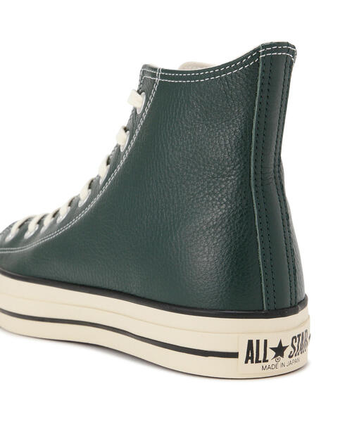 schott（ショット）の「CONVERSE/コンバース/LEATHER ALLSTAR J HI/日本製 レザー オールスター ハイカット（スニーカー・メンズ・モスグリーン・10.5/8/8.5/9/9.5/7.5）」の7枚目の写真