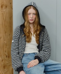 GIUNON | reversible drawstring zip hoodie / リバーシブルドロストジップフーディー(パーカー)