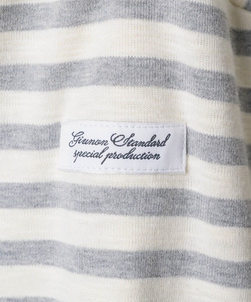 GIUNON（ジウノン）の「reversible drawstring zip hoodie / リバーシブルドロストジップフーディー（パーカー・レディース・グレー/ネイビー・FREE）」の16枚目の写真