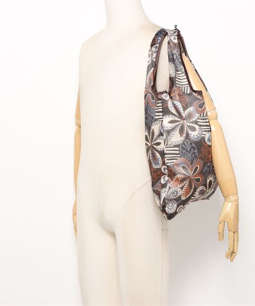 VIBGYOR Women（ヴィブジョー　ウィメン）の「【urge select】レトロ柄  折りたたみ コンパクト ショッピングバッグ/エコバッグ（エコバッグ/サブバッグ・レディース・その他1/その他2/その他3・MEDIUM/LARGE）」の9枚目の写真