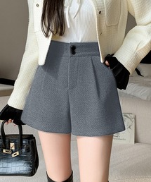 Mayree（メイリー）の「Chiina/ハイウエスト　タック入りショートパンツ（その他パンツ）」