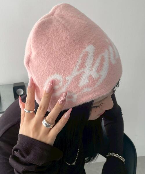 WEGO（ウィゴー）の「WEGO/Agilityニットワッチ（ニットキャップ/ビーニー・レディース・ホワイト/ブラック/ライトピンク/ライトグレー・FREE）」の9枚目の写真