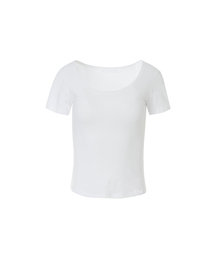 U NECK TEE