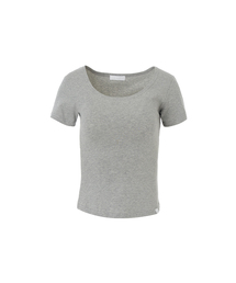 U NECK TEE