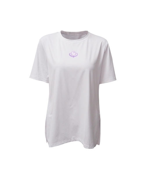 SHELL CORPORATION(シェルコーポレーション)の「ゴーワイルドリサイクルポリエステルクーリング半袖Tシャツ(Tシャツ/カットソー・レディース・ホワイト/ブラック/バイオレット・LARGE/MEDIUM/SMALL)」の2枚目の写真