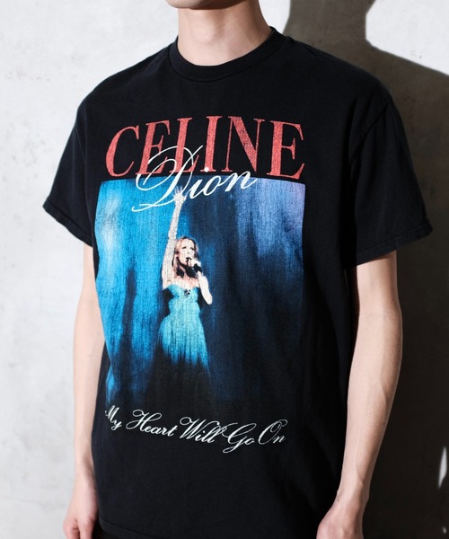 THRIFTY LOOK(スリフティールック)の「THRIFTY LOOK スリフティルック / THRIFTY"CELINE DION"TEE セリーヌ・ディオン(Tシャツ/カットソー・メンズ・ブラック・LARGE/MEDIUM/X-LARGE)」の11枚目の写真