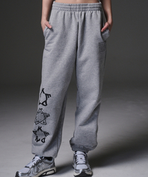 KENDA STAR HOOD TRAINING PANTS (MELANGE)