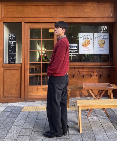FLAWSROOM(フローズルーム)の「Burgundy Cotton Pullover(ニット/セーター・メンズ・その他・SMALL/MEDIUM/LARGE)」の14枚目の写真