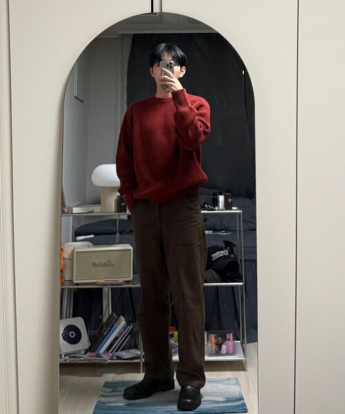 FLAWSROOM(フローズルーム)の「Burgundy Cotton Pullover(ニット/セーター・メンズ・その他・SMALL/MEDIUM/LARGE)」の16枚目の写真