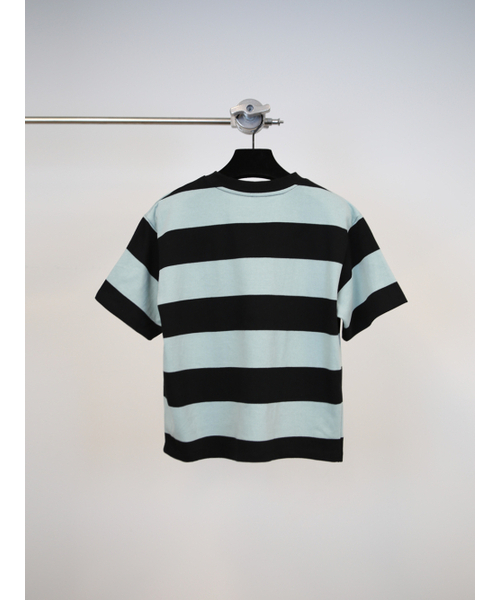 GOZER(ゴーザー)の「WANG STRIPE HALF T-SHIRT_MINT(Tシャツ/カットソー・メンズ・ミント・MEDIUM/LARGE/X-LARGE)」の7枚目の写真