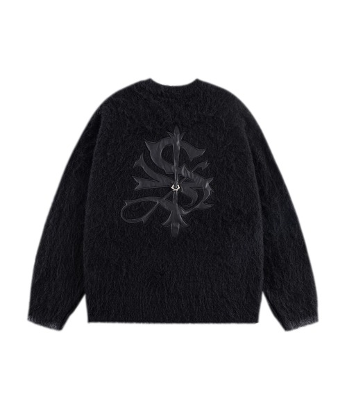 ニット｜Tribal Cross Pierced Shaggy Knit｜SUPPLIER（ニット