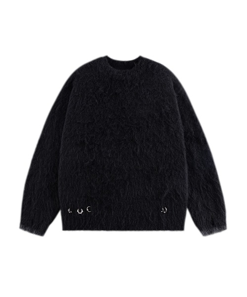 ニット｜Tribal Cross Pierced Shaggy Knit｜SUPPLIER（ニット