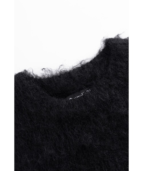 SUPPLIER（サプライヤー）の「ニット｜Tribal Cross Pierced Shaggy Knit｜SUPPLIER（ニット/セーター・メンズ・ブラック/グレー・SMALL/MEDIUM/LARGE/XX-LARGE/X-LARGE）」の13枚目の写真