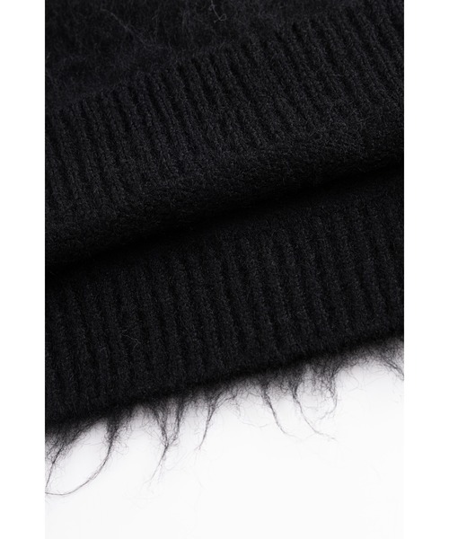 SUPPLIER（サプライヤー）の「ニット｜Tribal Cross Pierced Shaggy Knit｜SUPPLIER（ニット/セーター・メンズ・ブラック/グレー・SMALL/MEDIUM/LARGE/XX-LARGE/X-LARGE）」の18枚目の写真