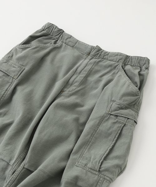 パンツ GOLD LIGHT BACKSATIN EASY CARGO PANTS GL42470 / LIGHT BACKSATIN EASY CARGO PANTS – gold