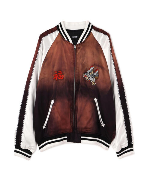 schott（ショット）の「Schott/ショット/BATTLE ROYALE SUKA JACKET/バトルロワイヤル スカジャン（スカジャン・メンズ・ブラック/ブラウン・M/L/XL/2XL）」の17枚目の写真