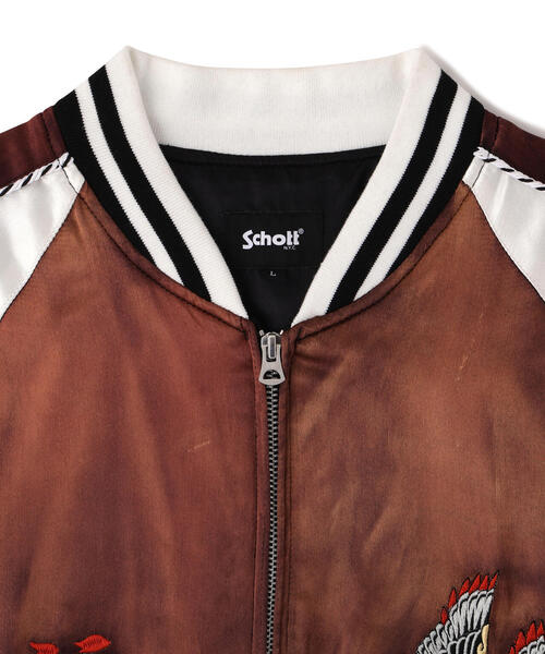 schott（ショット）の「Schott/ショット/BATTLE ROYALE SUKA JACKET/バトルロワイヤル スカジャン（スカジャン・メンズ・ブラック/ブラウン・M/L/XL/2XL）」の19枚目の写真