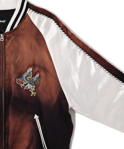 schott（ショット）の「Schott/ショット/BATTLE ROYALE SUKA JACKET/バトルロワイヤル スカジャン（スカジャン・メンズ・ブラック/ブラウン・M/L/XL/2XL）」の20枚目の写真